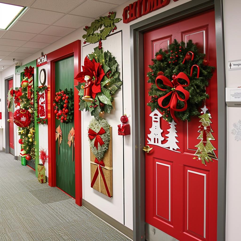 Creative Christmas Door Decorating Ideas for the Office