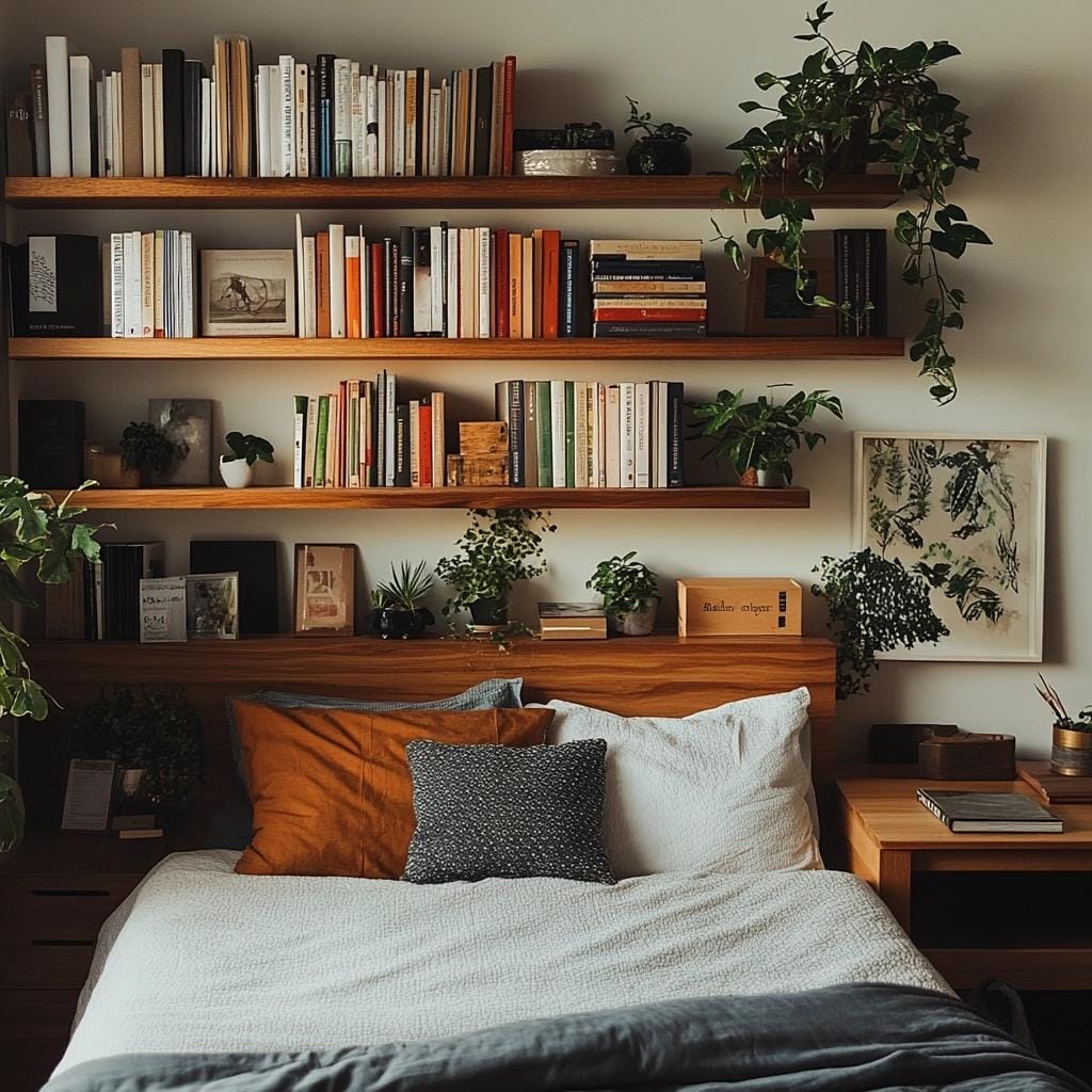 Estantes de Parede para Quarto: 6 Soluções de Organização e Decoração