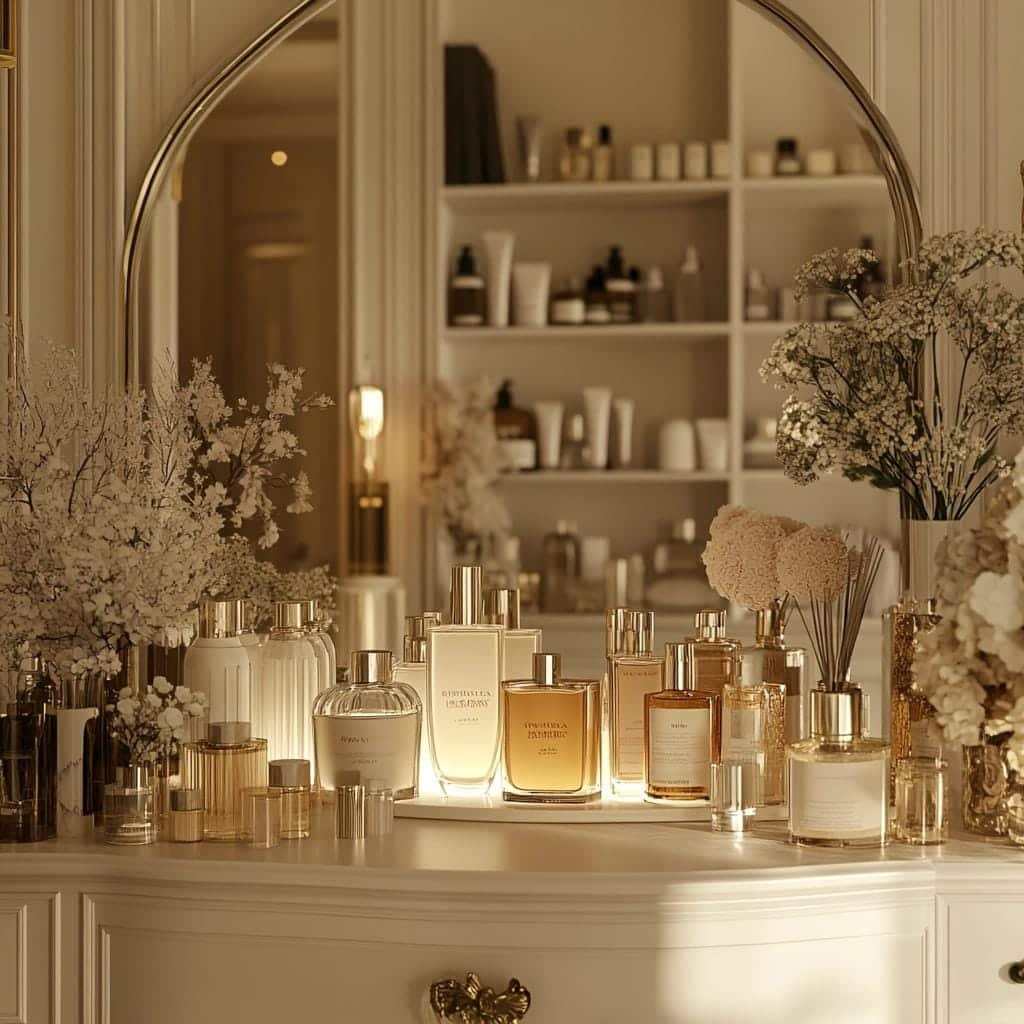 Porta-Perfumes Elegantes: 7 Formas de Decorar Seu Banheiro